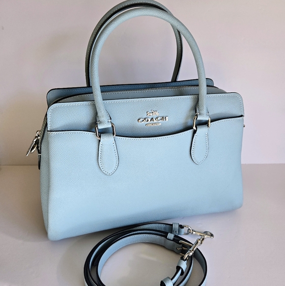 Handbags - Coach Large Darcie Leather Carryall Handbag/Crossbody Bag